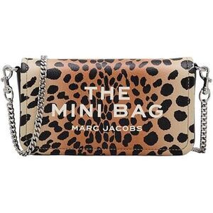 Marc Jacobs The Cheetah Leather Chain Mini Bag - Black Multi